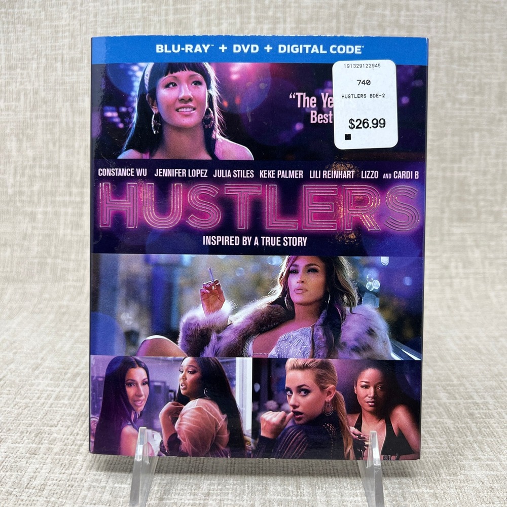 Hustlers Blu-ray DVD Digital Combo Jennifer Lopez Constance Wu Cardi B Lizzo